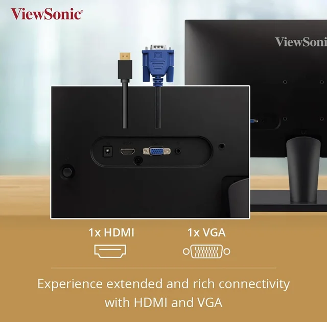 Viewsonic ViewSonic VA2215-H 22 Inch Full HD 1080p LED AMD Freesync Monitor - Black