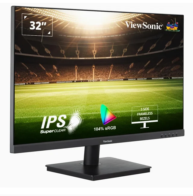 Viewsonic ViewSonic VA3209-MH 32 Inch Full Hd IPS Freesync Wide Monitor - Black