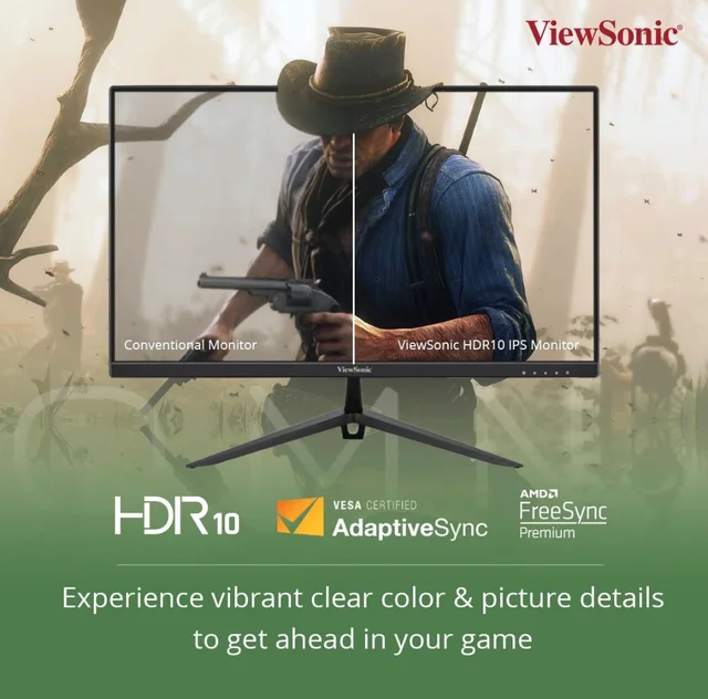 Viewsonic ViewSonic VX2428J Omni 24 Inch FHD IPS Gaming Monitor - Black