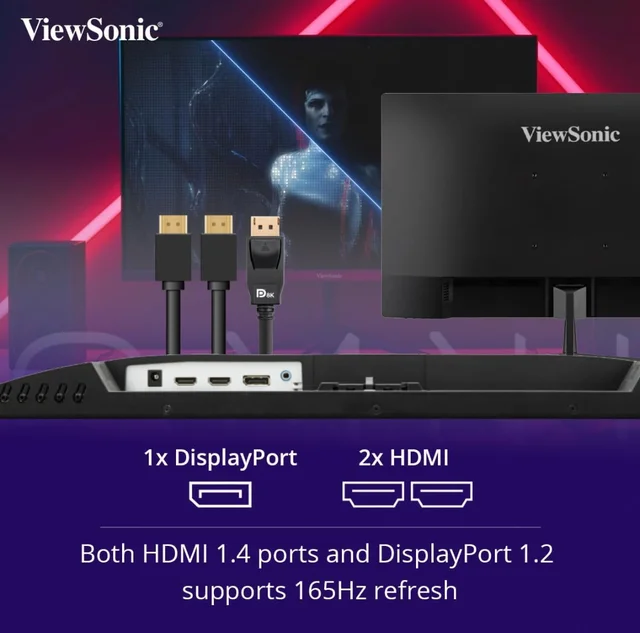 Viewsonic ViewSonic VX2479-HD-PRO Omni 24 Inch FHD IPS Gaming Monitor - Black