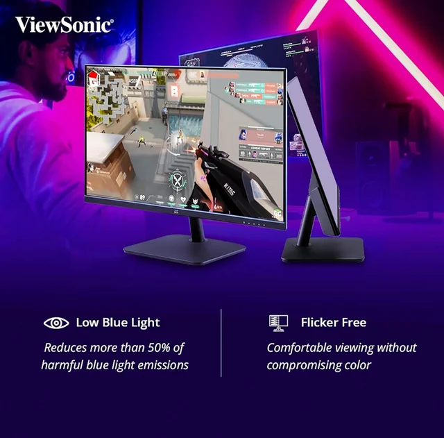 Viewsonic ViewSonic VA2732-MH 27 Inch FHD IPS Home and Office Monitor - Black