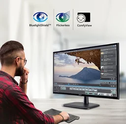 Acer EK220Q 21.5 Inch (54.61 Cm) Full HD VA Panel LCD Monitor - Black