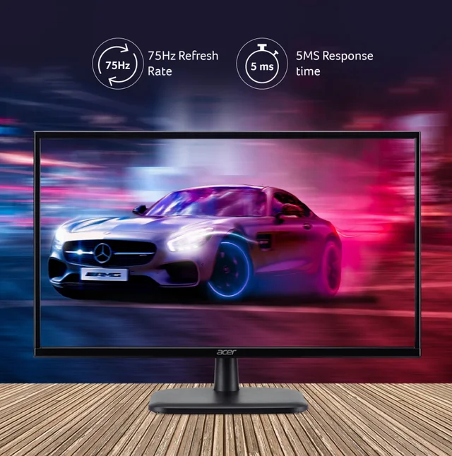 Acer EK220Q 21.5 Inch (54.61 Cm) Full HD VA Panel LCD Monitor - Black