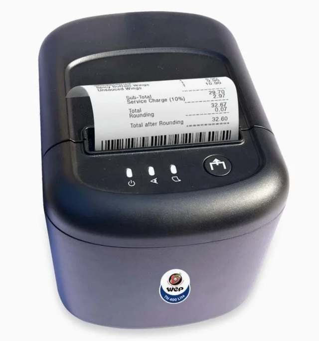 Wepsol WEP TH 400 Lite Thermal Receipt Printer - Black