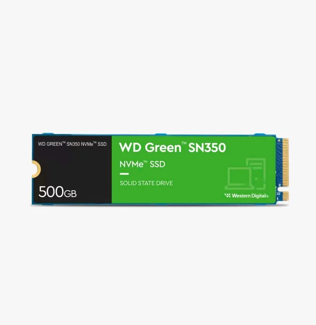 Western Digital SSD WD SN350 500gb Green Pcie Gen3 Nvme