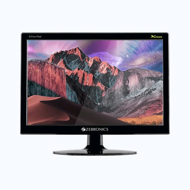 ZEBRONICS Zebster ZEB-V16HD 15.4" HD 1280 x 800 Pixels LED Monitor - Black