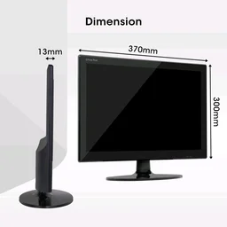 ZEBRONICS Zebster ZEB-V16HD 15.4" HD 1280 x 800 Pixels LED Monitor - Black