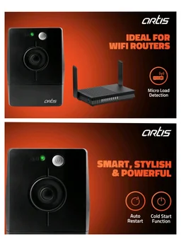 ARTIS UPS Artis PS-600VA 600VA - Black