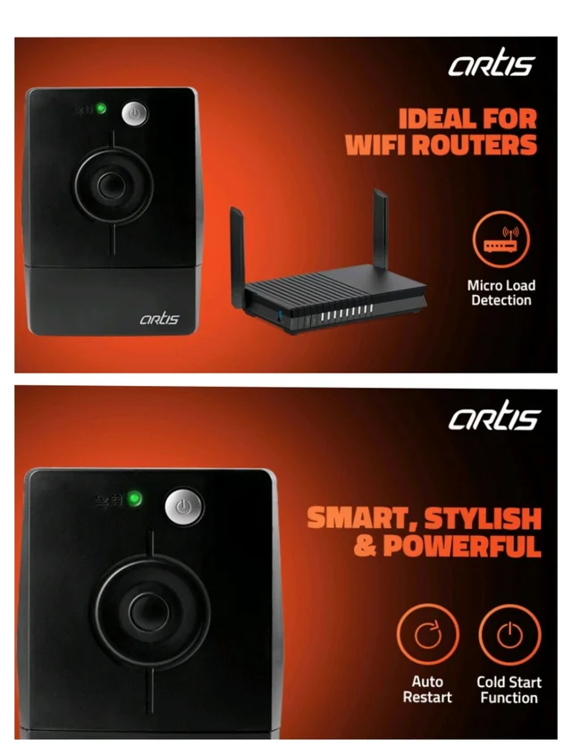 ARTIS UPS Artis PS-600VA 600VA - Black
