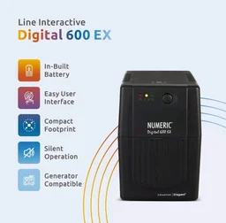 NUMERIC UPS Numeric Digital 600 EX 600VA - Black
