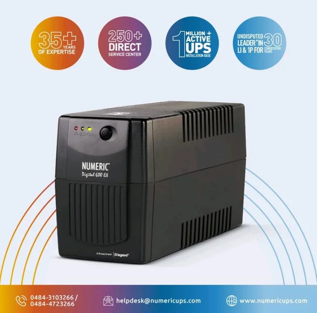 NUMERIC UPS Numeric Digital 600 EX 600VA - Black