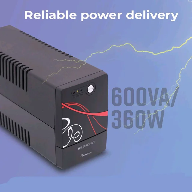 ZEBRONICS UPS Zebronics 600VA - Black