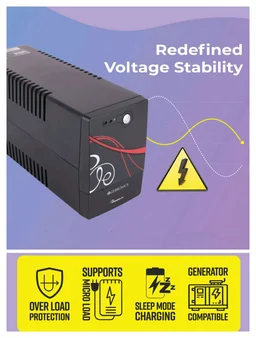 ZEBRONICS UPS Zebronics 600VA - Black