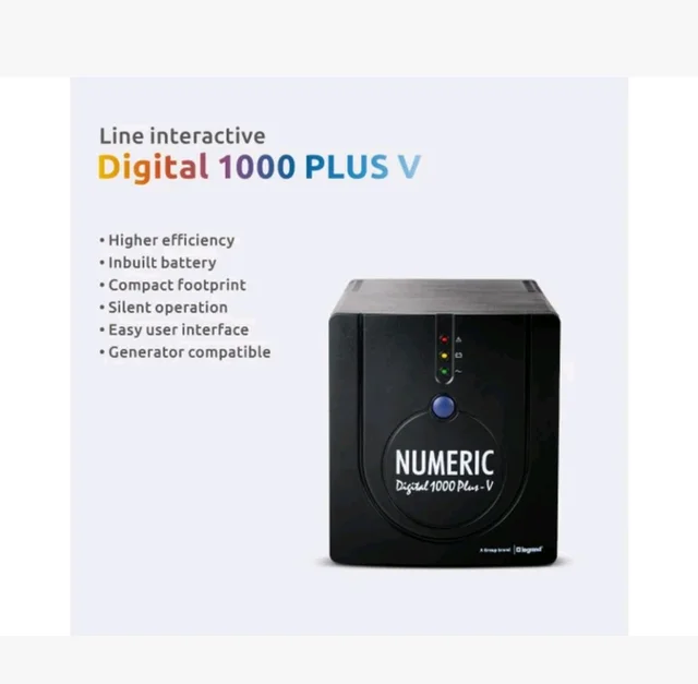 NUMERIC UPS Numeric Digital 1000 Plus V 1000VA - Black