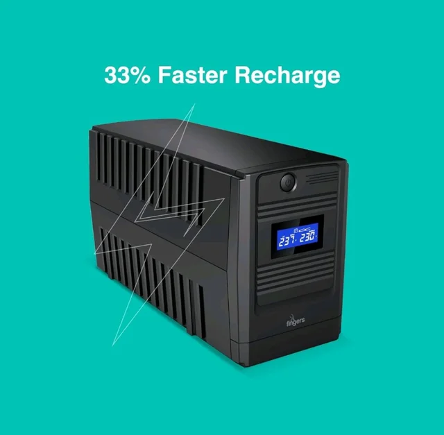 Fingers UPS FINGERS FR-1250LCD 1.2KV - Black