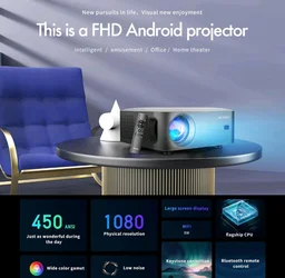 Ant Esports View 611 LED 1080P Native & 4K Multimedia Projector - Black