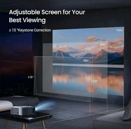 Ant Esports View 611 LED 1080P Native & 4K Multimedia Projector - Black