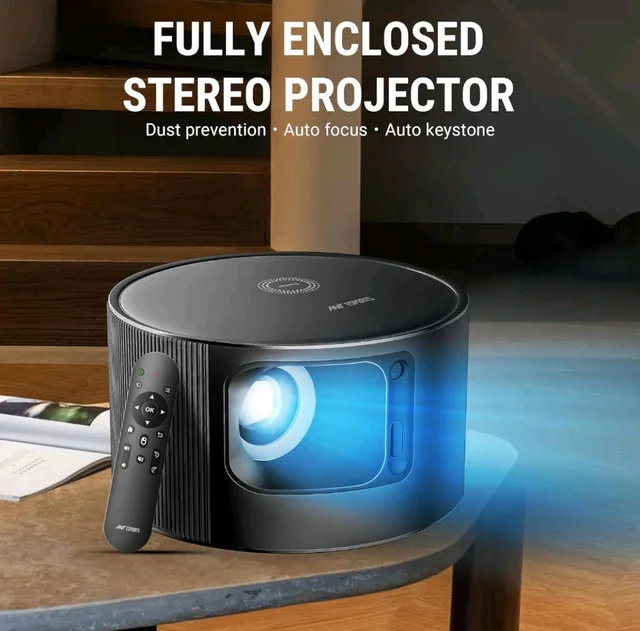 Ant Esports View 811 LED Auto-Focus 1080P Native & 4K Multimedia Projector - Black