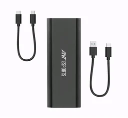 Ant Esports AENE201 M.2 NGFF & NVMe SSD Enclosure USB 3.1 - Black