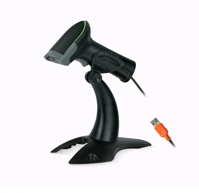 Fingers FINGERS 2D-QuickScan W9 USB Wired Barcode Scanner - Black