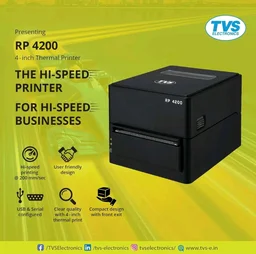 TVS ELECTRONICS RP 4200 Thermal Receipt Printer - Black