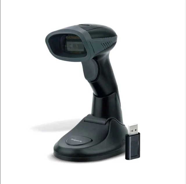 Fingers FINGERS 2D-QuickScan WL5 Wireless Barcode Scanner - Black