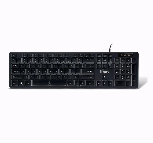 Fingers FINGERS Magnifico Moonlit Wired USB Keyboard