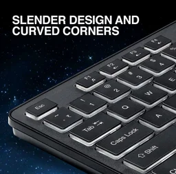 Fingers FINGERS Magnifico Moonlit Wired USB Keyboard