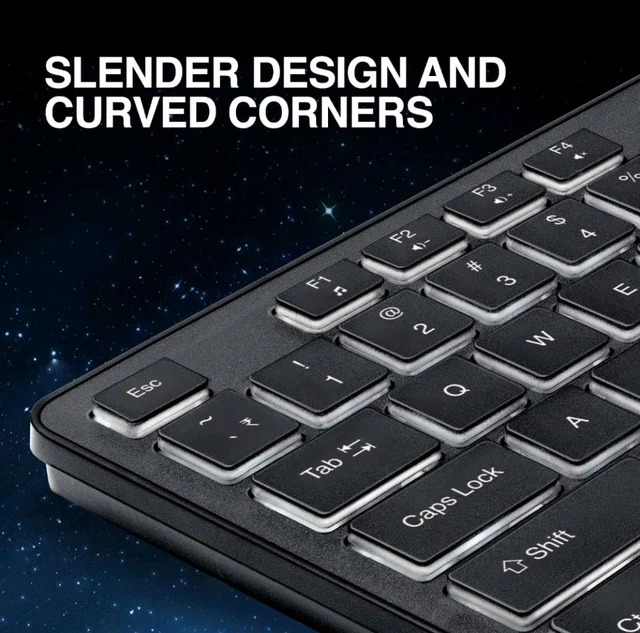 Fingers FINGERS Magnifico Moonlit Wired USB Keyboard