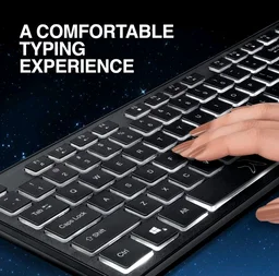 Fingers FINGERS Magnifico Moonlit Wired USB Keyboard