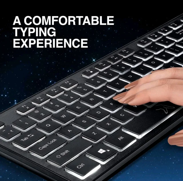 Fingers FINGERS Magnifico Moonlit Wired USB Keyboard