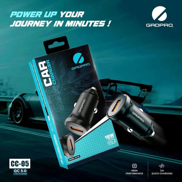 GADPRO Gadpro CC05 18W QC Type-C Car Charger