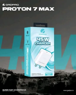 Gadpro PROTON 7 MAX 45W Type-C to C PD Charger - White