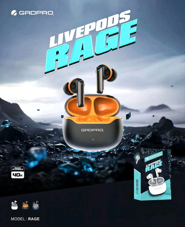 GADPRO Gadpro Livepods Rage TWS