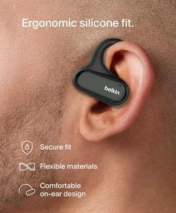 Belkin BELKIN SoundForm ClearFit
Open-Ear Wireless Earbuds
- Black