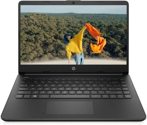 HP Celeron Dual Core - (8 GB/256 GB SSD/Windows 11 Home) 14s-Dq3037tu Thin AndLight Laptop (14 Inch, Jet Black, 1.46 Kg, WithMS Office)