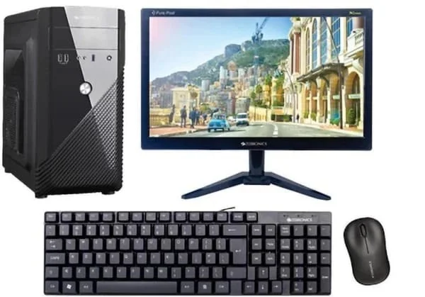 Assembled Intel Core I3 (4 GB DDR3/1 TB/1GB SSD/Windows 10 Home/18.5 Inch Screen/ADONIS-13-4-1TB) (Multicolor)