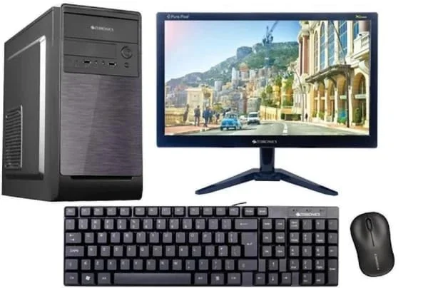 Assembled Pro Core 2 Duo (4 GB DDR2/1TB/Windows 10 Home/18.5 Inch Screen/ZEB-893-C2D-4-1TB) (Multicolor)