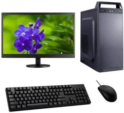 Assembled All-in-one Series Core i5 (4 GBDDR4/500 GB/120 GB SSD/Windows 10Home/18.5 Inch Screen/All-in-one Series Corei5 (4 GB DDR4/500GB/240 GB SSD/Windows10 Home/2 GB/18.5 Inch Screen/All-in-oneDesktop44) (Black)) (Black)