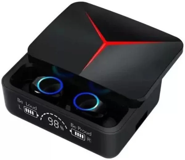 Earbuds Upto 48 Hours Playback withPower Bank and ASAP Charge Bluetooth Headset(Black, True Wireless)