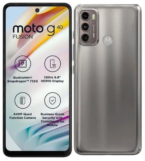 "MOTOROLA G40 Fusion (Frosted Champagne, 128GB) (6 GB RAM)"