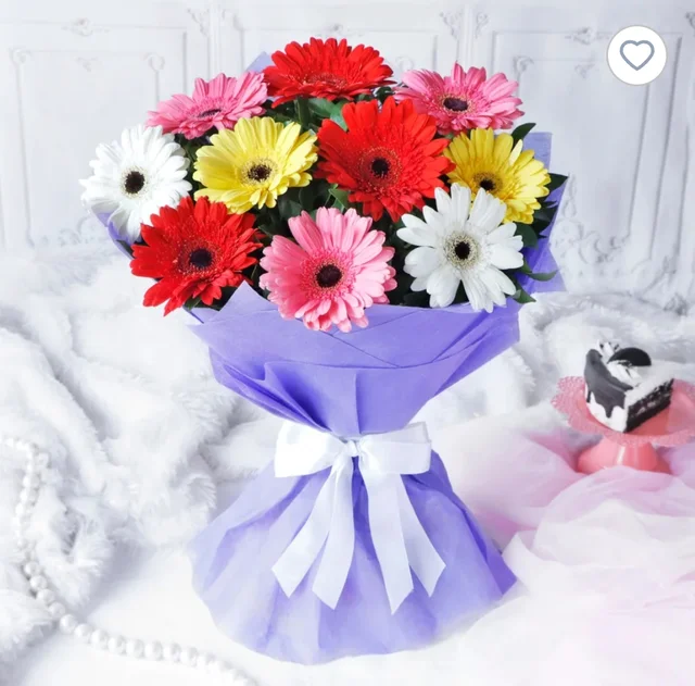 Colourful Romantic Gerberas