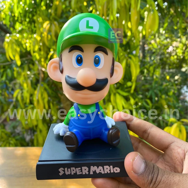 Premium High Detailed Luigi Mario Bobblehead Miniature