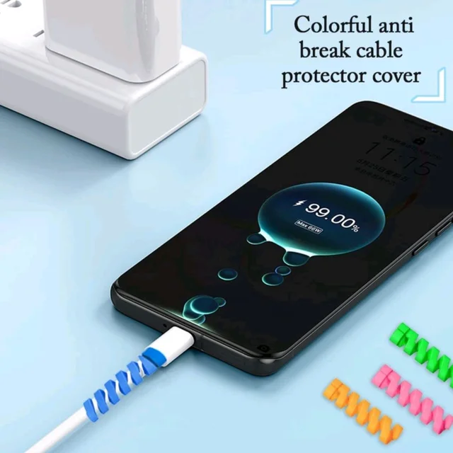Mobile Earphone and Cable Protecting Clips (4pcs)