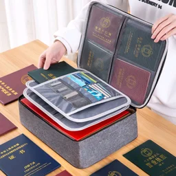 High Quality Multilayered Files, Passport, Cards, Certificates And All Documents Oraganiser With Handle For Easy Carrying