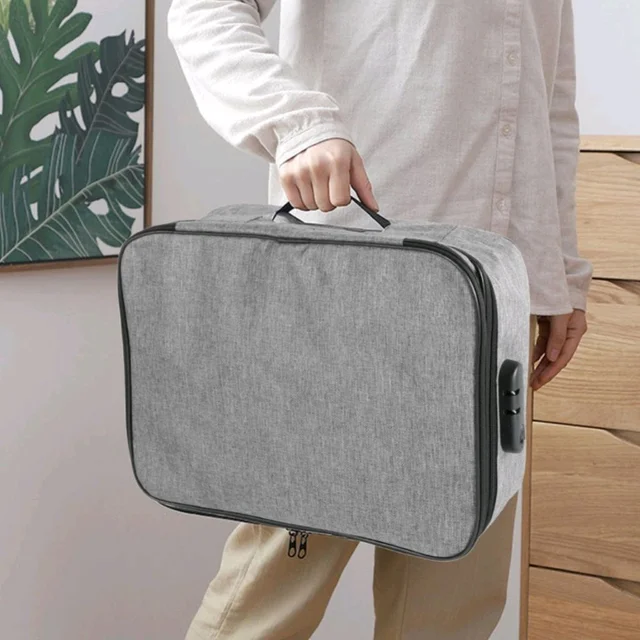 High Quality Multilayered Files, Passport, Cards, Certificates And All Documents Oraganiser With Handle For Easy Carrying