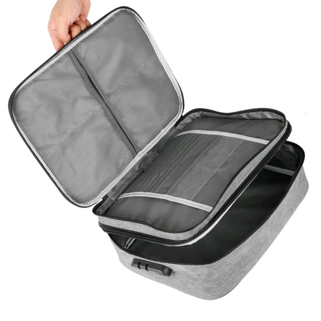 High Quality Multilayered Files, Passport, Cards, Certificates And All Documents Oraganiser With Handle For Easy Carrying