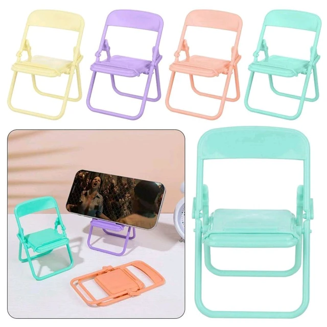 Super Cute Trendy Chair Shaped Mobile Holder And Table Decor