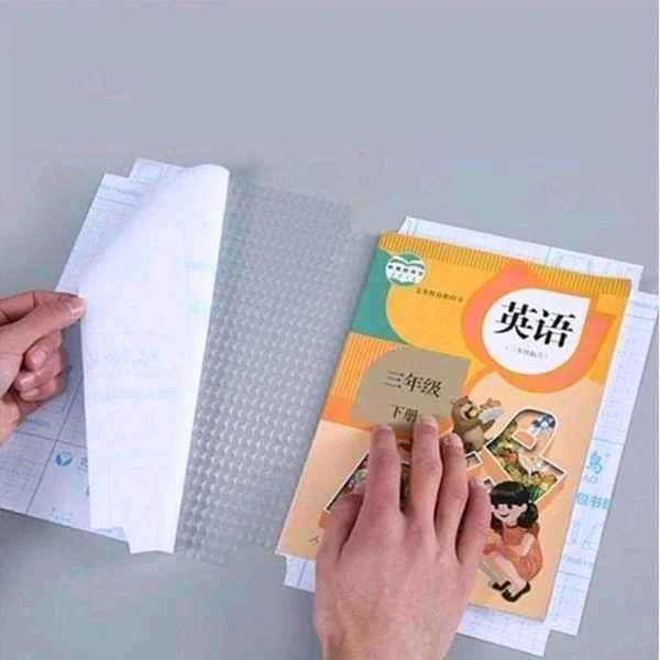 30pcs High Quality Adhesive Transparent 3 Sized Waterproof Book Covering Sheets With 30 Free Cute Labels (Pack Of 30) 
