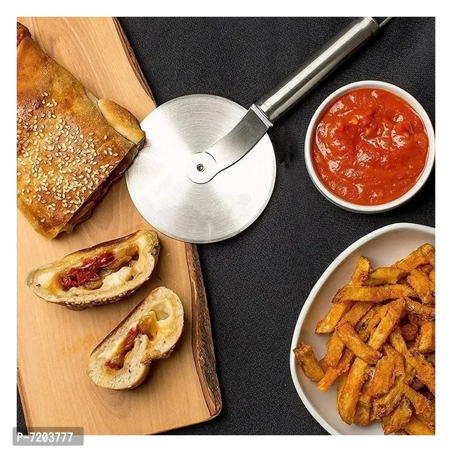 Oc9 Stainless Steel Pakkad Grater Pizza Cutter Roti Chimta Egg Whisk Potato Masher for Kitchen Tool Set 7203777